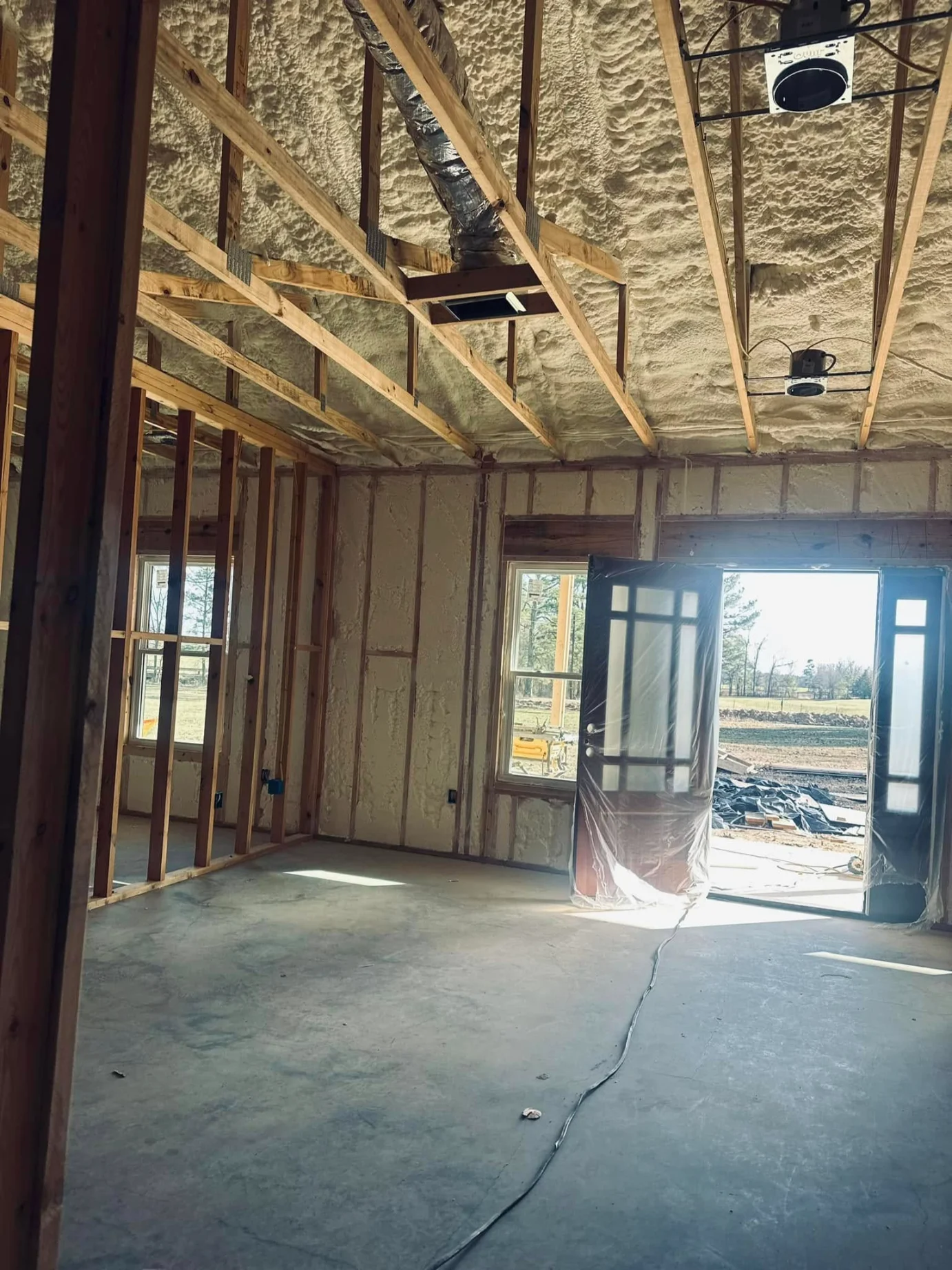 Open-Cell Spray Foam | LMC Insulation  